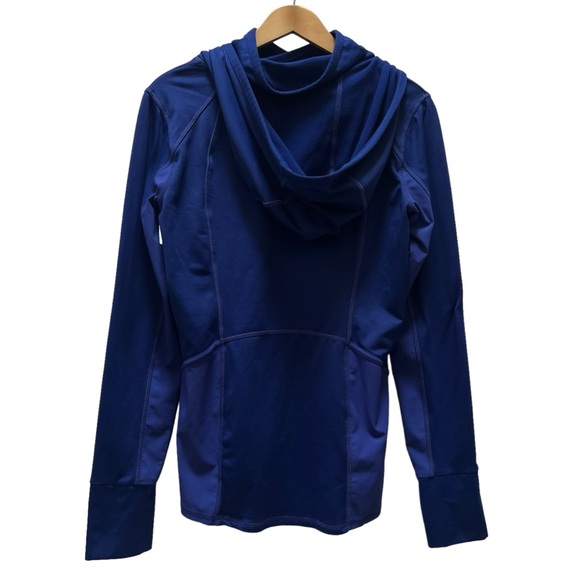 ATHLETA Women’s Plush Tech Hoodie 3.0 in Sapphire Blue Medium - Picture 3 of 14